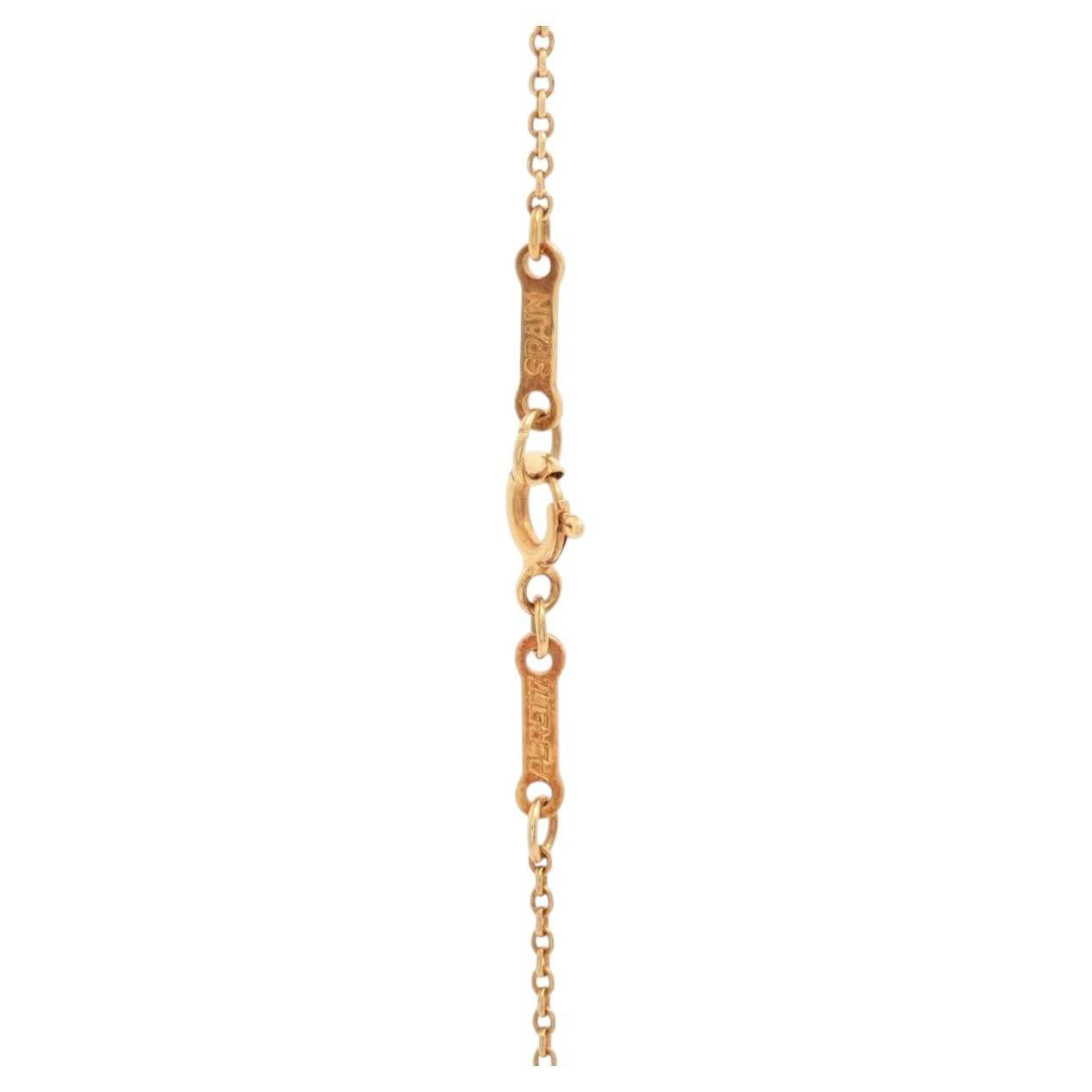 Tiffany 18K Yellow Gold Star of David Necklace
