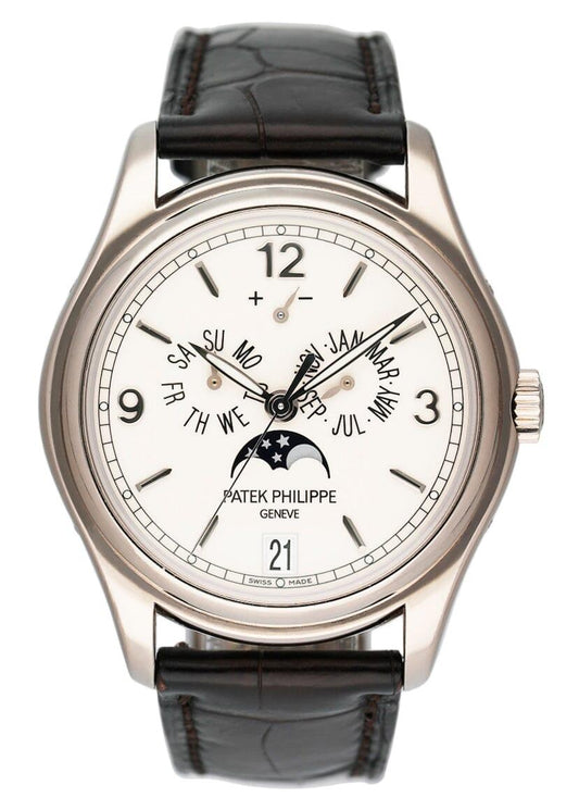 Patek Philippe Annual Calendar 5146G Cream Dial Watch & Papers