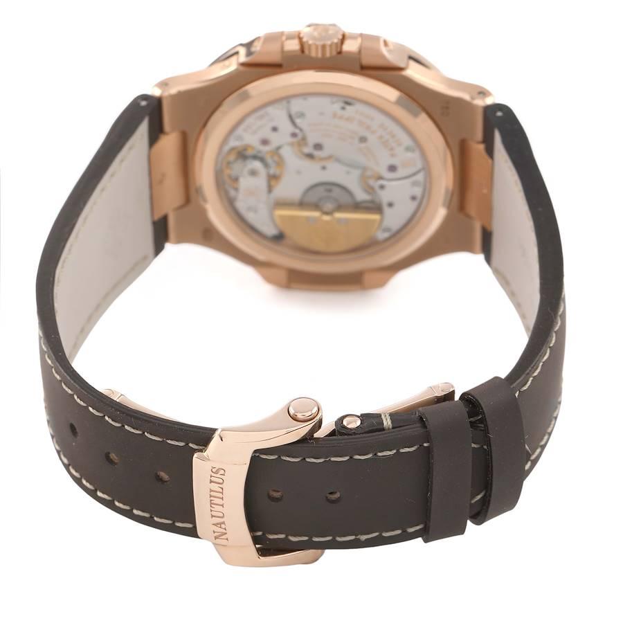 Patek Philippe Nautilus 5712R Moonphase 18K Rose Gold Mens Watch
