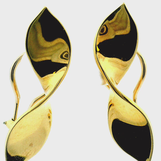 Tiffany Earrings  Twisted Bowtie clip-backs.