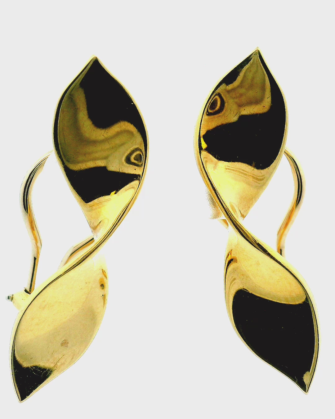 Tiffany Earrings  Twisted Bowtie clip-backs.