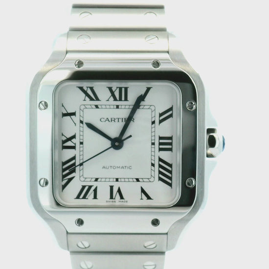 Cartier Santos De Cartier WSSA0029 Midsize Full Set(Pre-Owned).