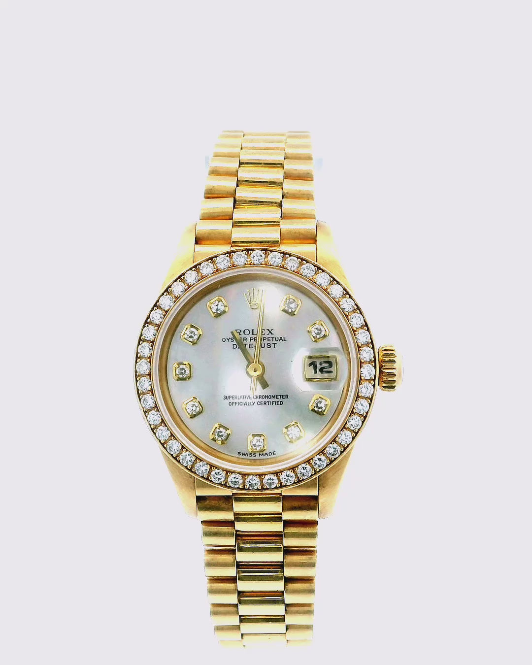 Rolex Datejust 69138 MOP Diamond  Dial Ladies Watch