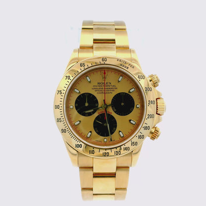 Rolex Daytona 116528 Champagne Dial 'Paul Newman' Box & Papers