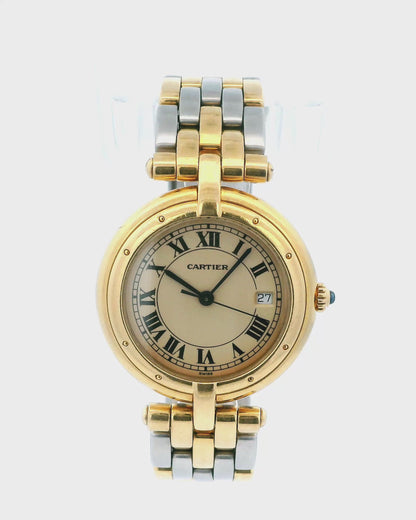 Cartier Vendome Large 8839647 18K Yellow Gold  & Two-Tone Bracelet Watch