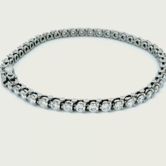 Cartier Platinum Diamond Line Bracelet