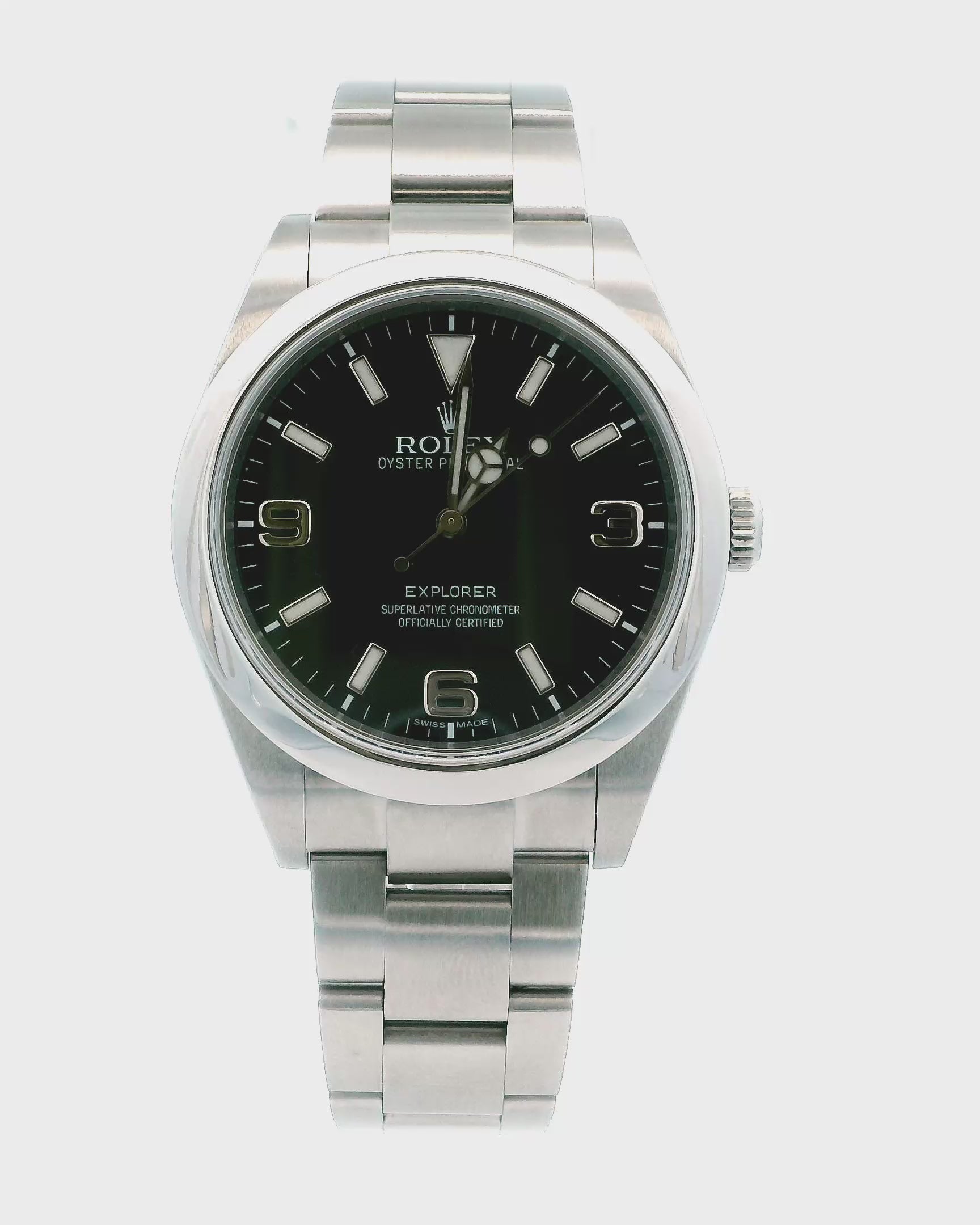 Rolex Explorer 214270 Black Dial Mens Watch Box & Papers