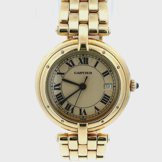 Cartier Panthere Vendome 8839647 Large 18k Yellow Gold Large Watch