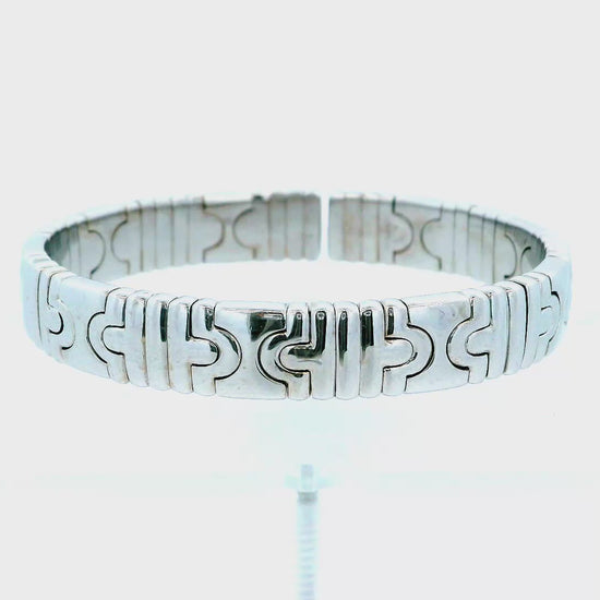 Bvlgari Parentesi 18K White Gold Bracelet