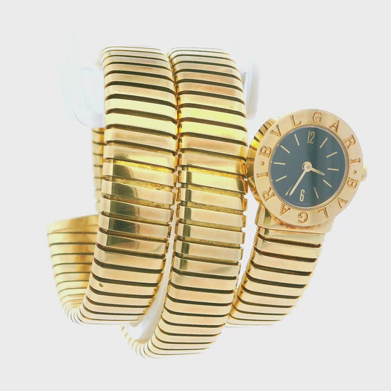 Bvlgari Serpenti Tubogas BB191T 18K Yellow Gold Ladies Watch