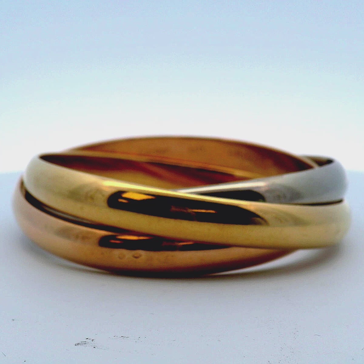 Cartier Trinity Wide Bangle 19 CM
