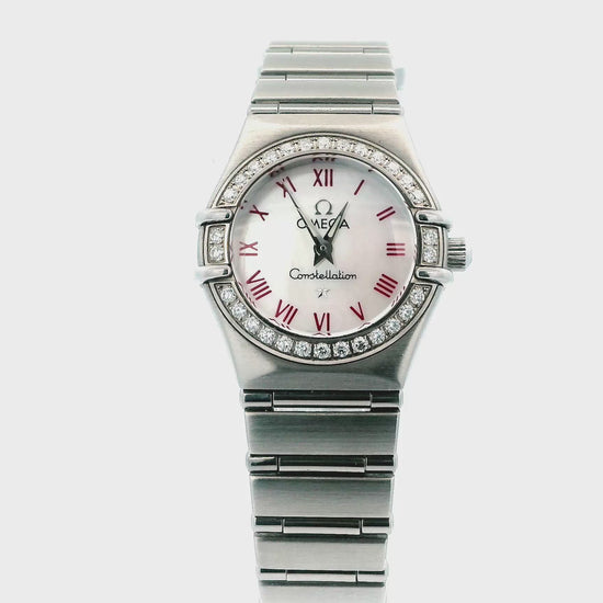 Omega Constellation Quartz MOP Diamonds