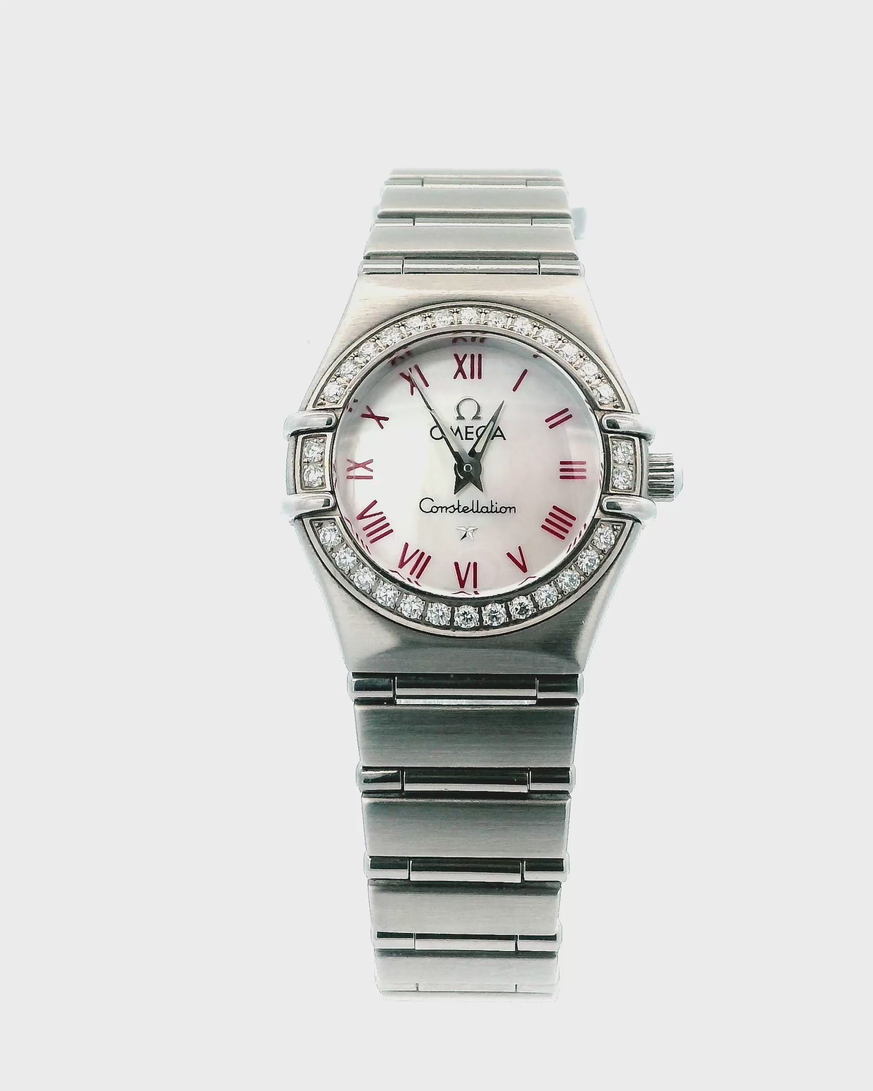 Omega Constellation Quartz MOP Diamonds