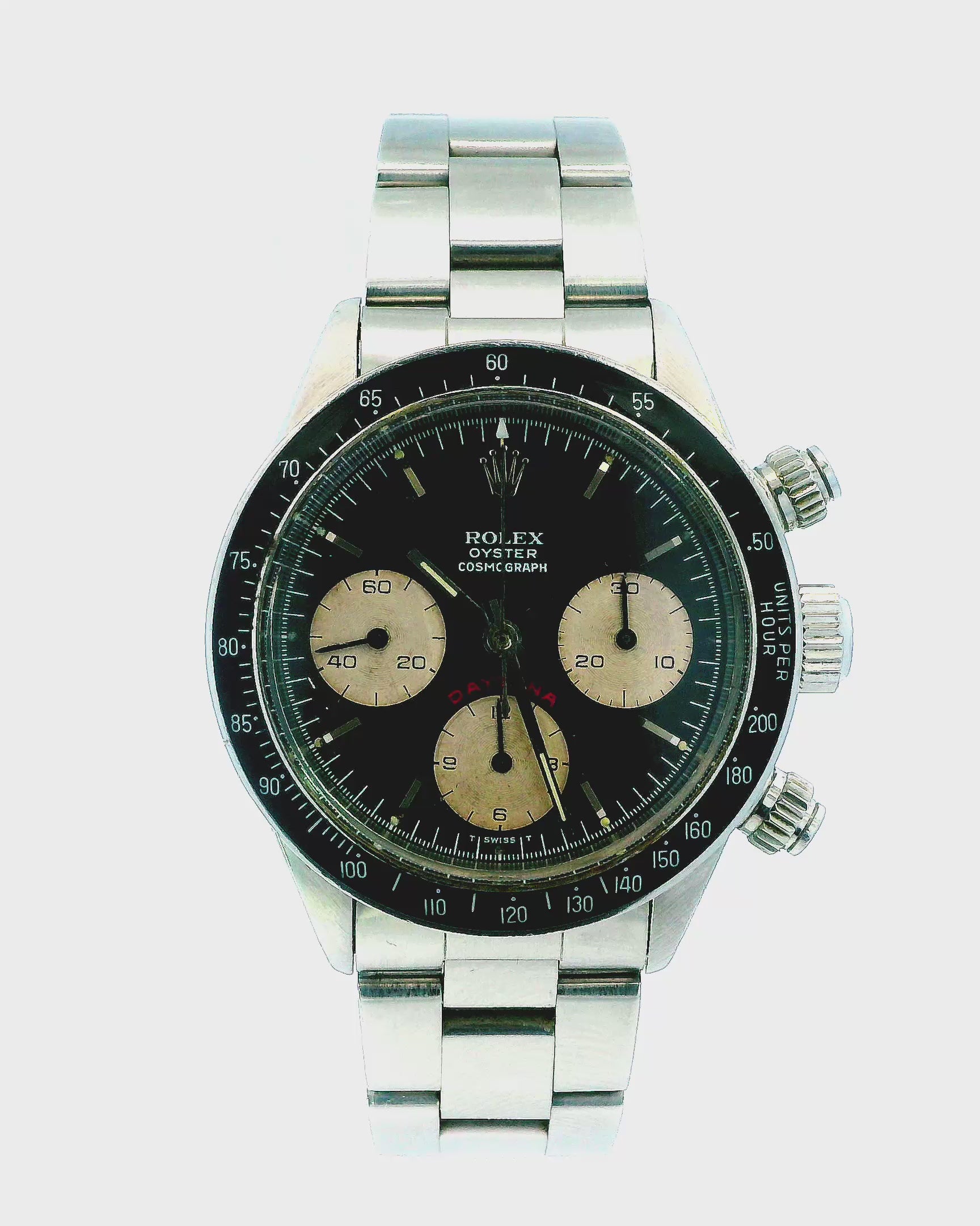 Rolex Daytona 6263 Big Red Daytona Black white Registers Vintage Watch