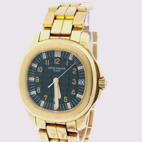 Patek Philippe 5065/1 Aquanaut 18K Yellow Gold W/Archives Unpolished