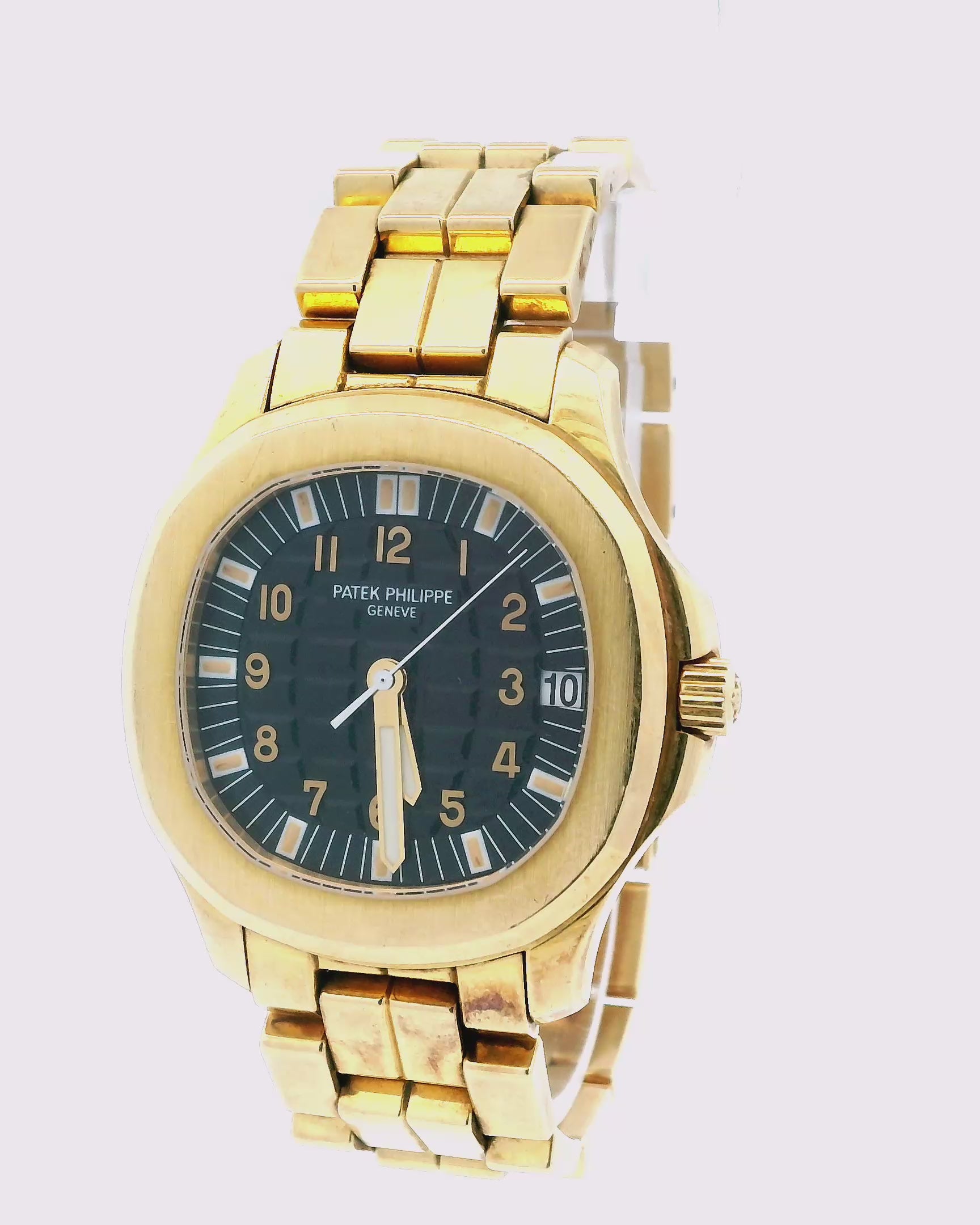 Patek Philippe 5065/1 Aquanaut 18K Yellow Gold W/Archives Unpolished