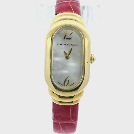 David Yurman T408-M88 Madison 18K Yellow Gold MOP Dial