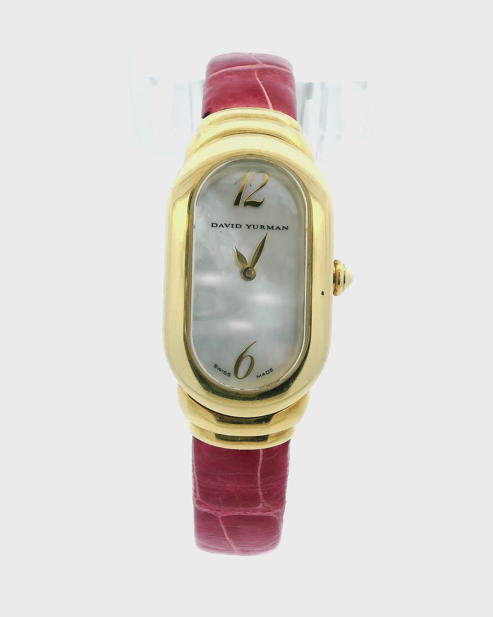 David Yurman T408-M88 Madison 18K Yellow Gold MOP Dial