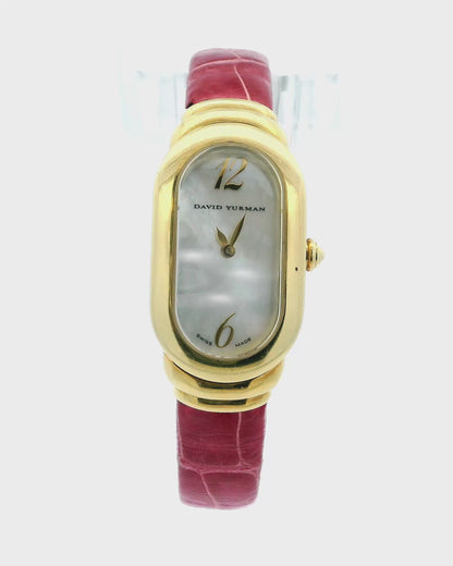 David Yurman T408-M88 Madison 18K Yellow Gold MOP Dial