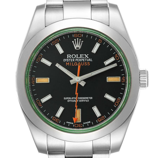 Rolex Milgauss  green crystal 116400V Full-Set-2008