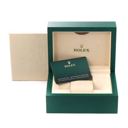 Rolex OP 124300 Yellow Dial Mens Watch Box & Card-2021