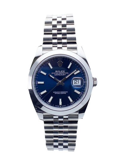 Rolex Datejust 126300 Blue Dial Mens Watch Box Papers