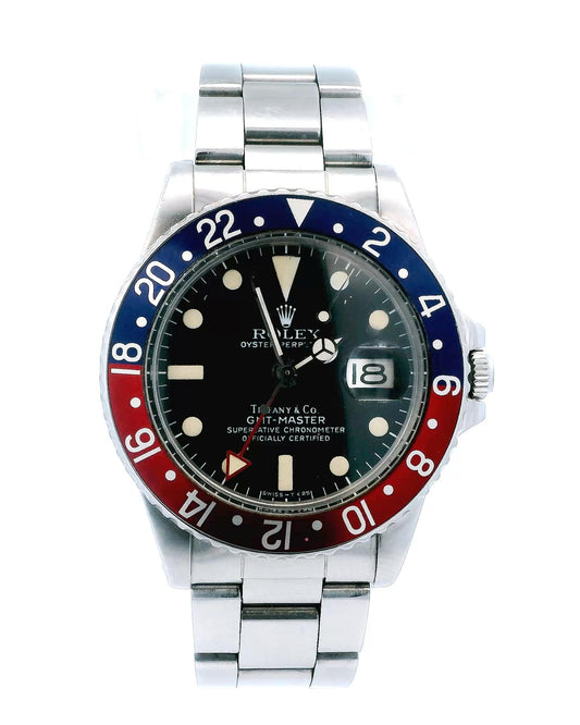 Rolex 1675 'Pepsi' GMT-MASTER Tiffany Dial Vintage Watch